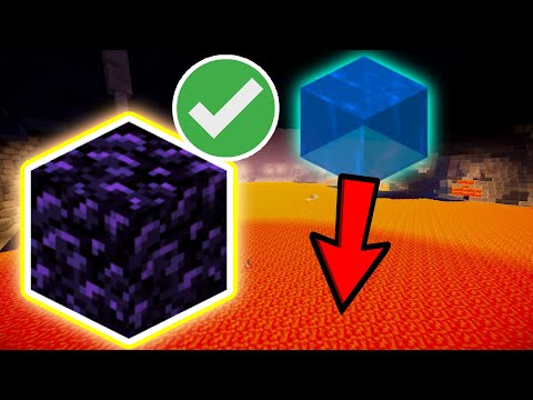 Making OBSIDIAN is very easy... How to Make Obsidian in Minecraft 1.19+ (Minecraft Tutorial)