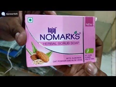Bajaj nomarks herbal scrub soap review