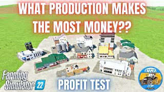 PRODUCTIONS PROFIT TEST - Farming Simulator 22