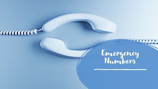 Emergency Numbers in the Bible | God's line 24/7 |