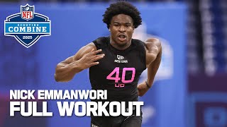 Nick Emmanwori's 2025 NFL Scouting Combine workout
