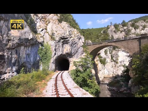 4K CABVIEW Mokra Gora - Višegrad (Tunnel bats, Rzav river canyon, Serbian - Bosnian border crossing)