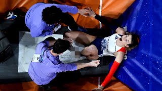 Pole vaulter Margot Chevrier s~ffers h0rror leg ankle break at World Athletics Championships