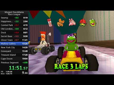 Muppet RaceMania Race League 3 Laps in 19:01.85