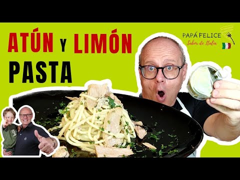 🇮🇹 Pasta de atún y limón, fácil y deliciosa.