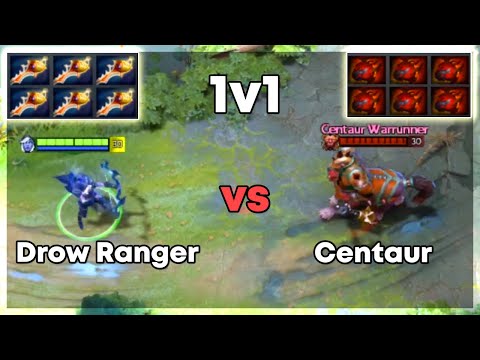 6x Rapier Drow Ranger vs 6x Hearts Centar | Level 30 Dota 2 1v1 | Who Will Win?