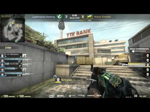 NaVi seized sneaky knife kill vs LG @ IEM Katowice 2016