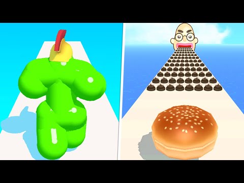 🍐 Sandwich Runner 🆚 Tall Man Run 82LCWX| MAX LEVEL Gameplay Walkthrough iOS,Android Update Pro Game
