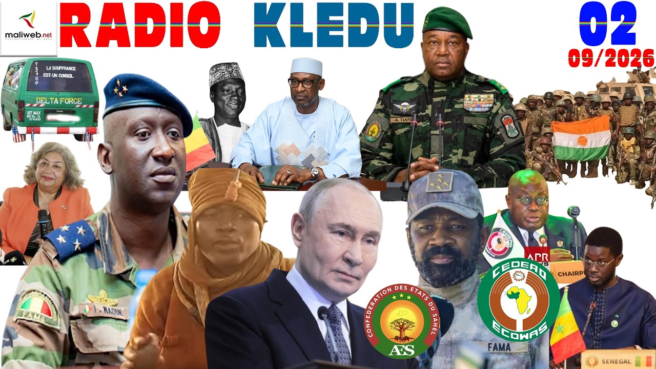 La Revue de Presse de la RADIO KLEDU du 02 Septembre 2026