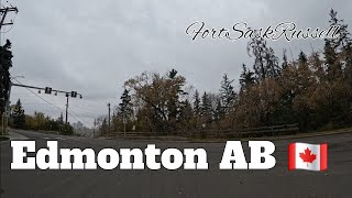Download the video "Edmonton AB 🇨🇦 Saskatchewan Drive Driving Tour October 2025"