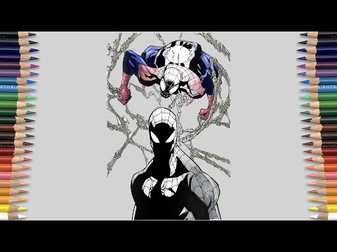 SPIDER-MAN Vs SPIDER-MAN Symbiote Coloring Page | The Edge - Complicated [NCS Release]