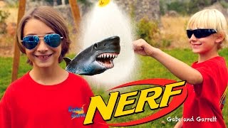 Shark Tooth On Nerf Dart Pops Water Balloon In Ultra Slow Motion!