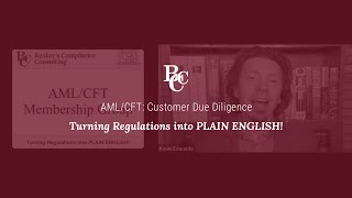 AML/CFT: Customer Due Diligence