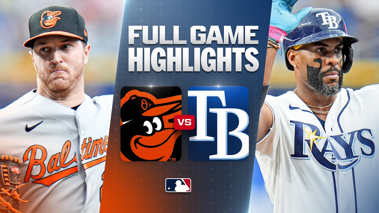 ORIOLES vs. RAYS: Official Full Game Highlights (August 16) | 2026 MLB Season