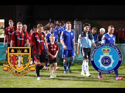 FA Cup 1st Qualifying round replay Sittingbourne FC vs Met police