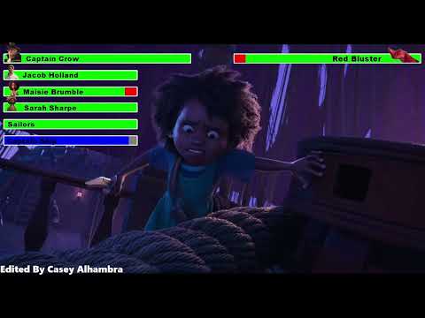 The Sea Beast (2022) First Boat Attack with healthbars