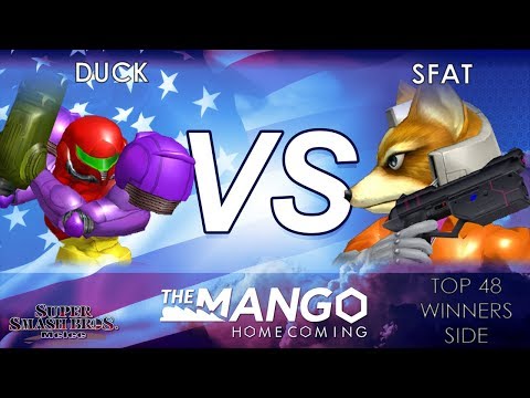 The Mango Homecoming - ESE | Duck (Samus) VS CLG. | SFAT (Fox) - SSBM - Top 48 - Winners Side