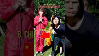 Kkomaya komaya in 8 Languages! Jump Rope Song #squidgame #squidgame3 #parody #comedy