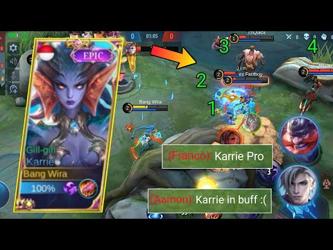 HYPER KARRIE VS  EVERYBODY ? KARRIE BEST BUILD 2021 - KARRIE GAMEPLAY 2021