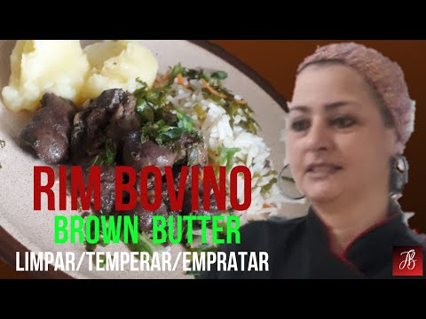 Como Fazer Rim Bovino |Rins de Boi, diferente, simples e sem cheiro forte.