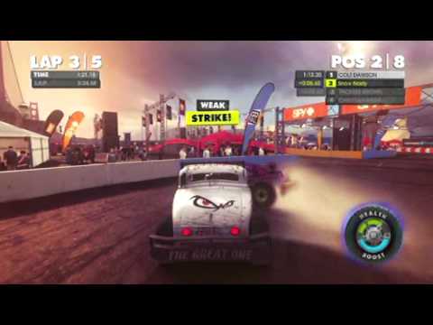 DiRT: Showdown Demo Gameplay 8 Ball (PS3)