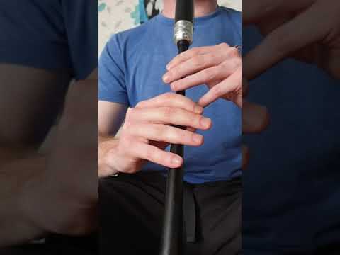 Bagpipe lesson 5 - G, D, E scale (class 3 pipers)