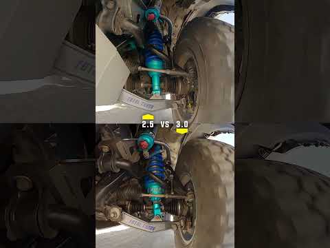 TOTAL CHAOS Toyota Mid-Travel Suspension 2.5" vs 3.0" King Shocks