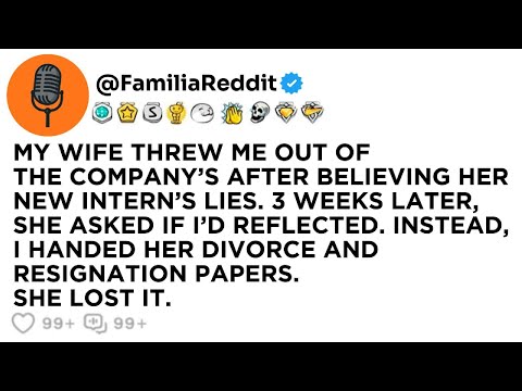 MY WIFE THREW ME OUT OF THE COMPANY’S AFTER BELIEVING HER NEW INTERN’S LIES. 3 WEEKS LATER, SHE...
