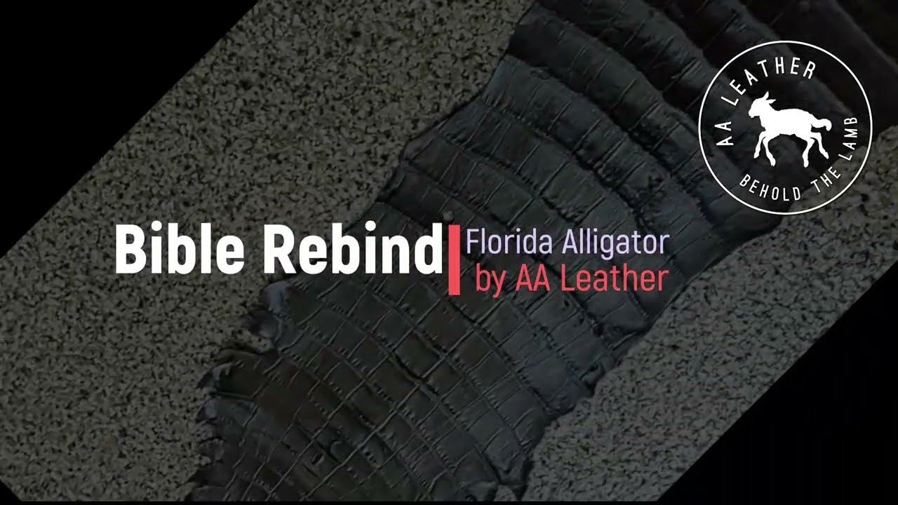 Bible Rebind in FL Alligator