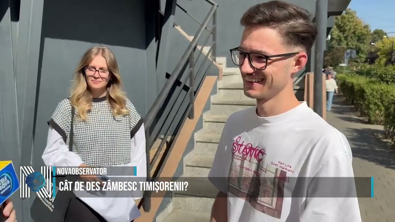 Cât de des zâmbesc timișorenii?