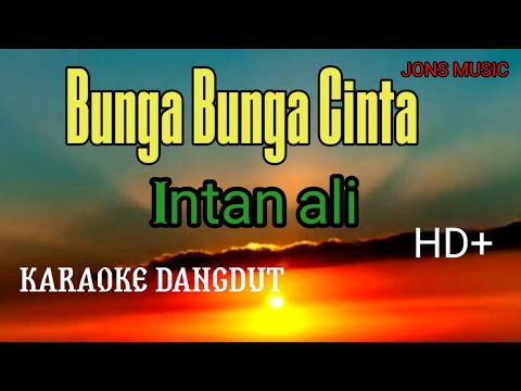 BUNGA BUNGA CINTA || INTAN ALI || KARAOKE DANGDUT. || NADA WANITA 