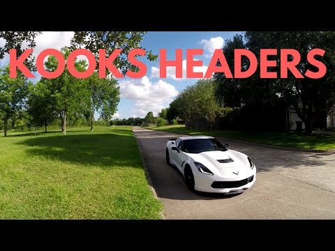 Kooks Catted vs Catless Headers & X Pipe Exhaust Comparison - C7 Chevrolet Corvette