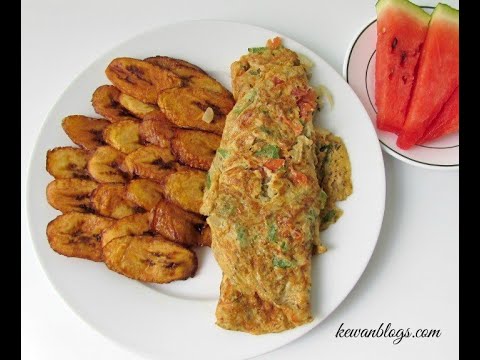 Dodo And Egg Recipe (Cameroonian Breakfast)-Episode 56 - Ke's Cook Island