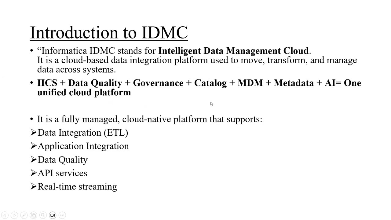 IDMC Tutorial | INTRODUCTION