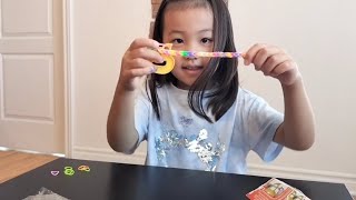 輪ゴムブレスレットでカラフルなブレスレットを作ってみたよ♥