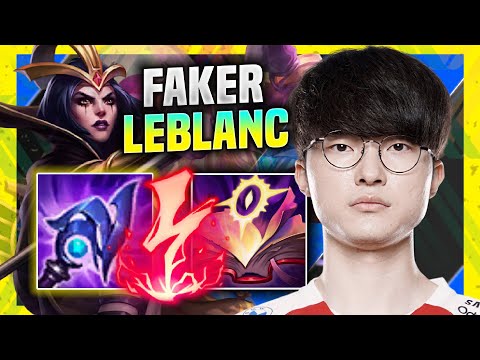 FAKER BRINGS BACK HIS ICONIC LEBLANC! - T1 Faker Plays LeBlanc Mid vs Vladimir! | Season 11