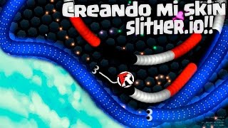 CREANDO MI SKIN en Slither.io!! | Rubinho vlc