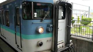 preview picture of video 'JR中央本線115系1000番台塩尻駅発車'