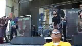 where there is fire, we will carry gasoline, evergreen terrace live warped tour 2008