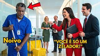 O FILHO do MILIONÁRIO se disfarçou de ZELADOR para testar a ESPOSA...E ficou em choque com a VERDADE