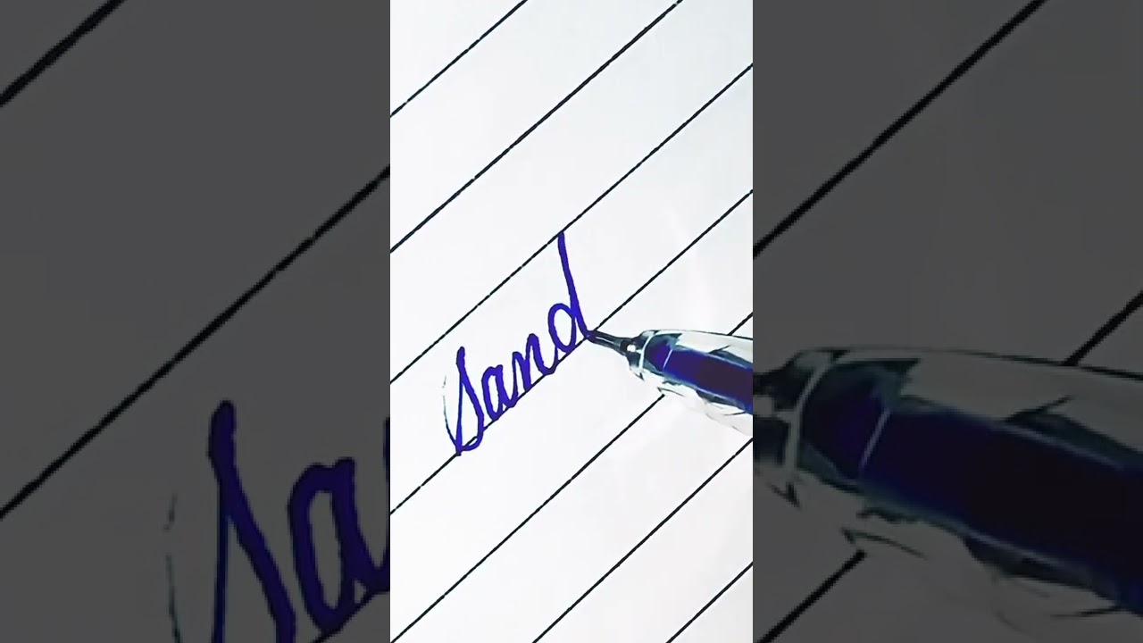 writing a name 