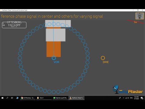 SkyRadar's NavAids Simulator: VHF Omnidirectional Range VOR