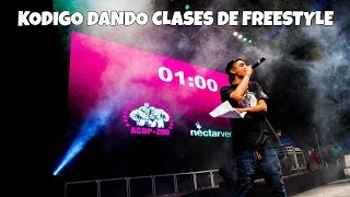 KODIGO DANDO CLASES DE FREESTYLE EN UN INSTITUTO!