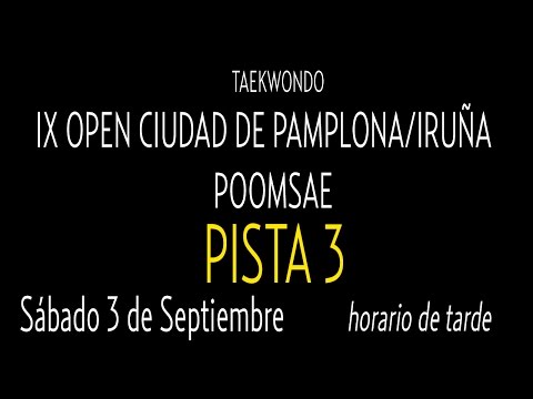 Open Internacional Pamplona. Sabado Pista 3