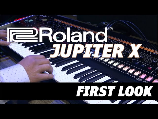 Video Teaser für Roland Jupiter X First Look & Playing at NAMM 2020