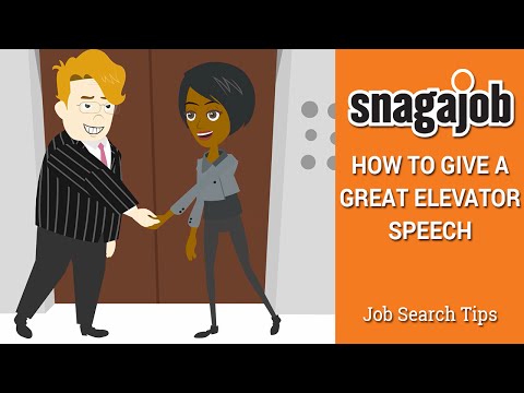 就職活動のコツ（第12回）：素晴らしいエレベーターピッチの与え方 (Job Search Tips (Part 12): How to give a great elevator pitch)