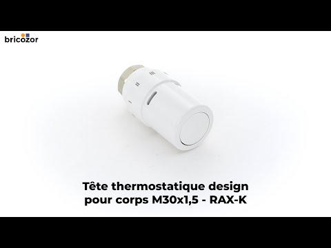 Tête thermostatique design pour corps Danfoss M30x1,5 - RAX-K DANFOSS