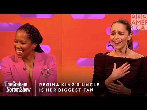 レジーナ・キングの叔父は最大のファン｜グラハム・ノートン・ショー｜金曜午後11時｜BBCアメリカ (Regina King's Uncle Is Her Biggest Fan | The Graham Norton Show | Friday at 11pm | BBC America)