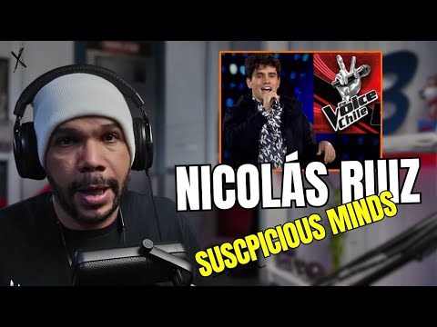 Nico Ruiz  Suspicious Minds The Voice Chile Reaccion