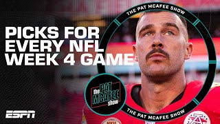 The Pat McAfee Show’s NFL Week 4 Picks 🍿